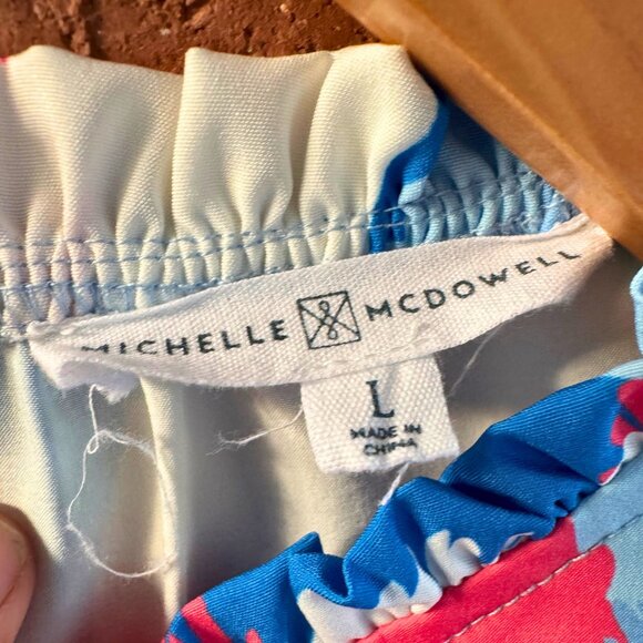 Michelle McDowell Abstract Puff Sleeve Top - Picture 3 of 9